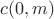 $c(0,m)$