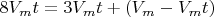 $8V_mt=3V_mt+(V_m-V_mt)$