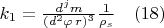 $  k_1=\frac {d^j m}{(d^2 \varphi\, r)^3} \frac  1{\rho_s}                     \quad   \eqno                                                      (18)$