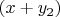 $(x+y_2)$