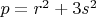$p=r^2+3s^2$