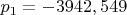 $p_1=-3942,549$