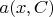 $a(x,C)$