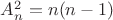 $A_n^2=n(n-1)$