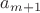 $a_{m+1} $