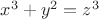 $x^3+y^2=z^3$