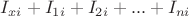 $I_{xi}+I_{1i}+I_{2i}+...+I_{ni}$