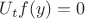 $U_t f(y) = 0$