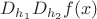 $D_{h_1}D_{h_2}f(x)$ $D_{h_1}D_{h_2}f(x)$