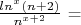 $\frac {ln^x(n+2)}{n^\(x+2\)} = $