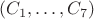 $(C_1,\ldots,C_7)$