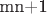 mn+1