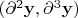 $(\partial^2\mathbf y,\partial^3\mathbf y)$