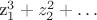 z_1^3 + z_2^2 + &hellip;