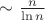 $\sim \frac{n}{\ln n}$