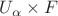 $U_\alpha\times F$