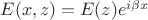 $E(x,z)=E(z)e^{i\beta x}$
