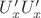 $U'_x U'_x$