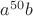 $a^{50} b$