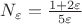 $N_\varepsilon=\frac{1+2\varepsilon}{5\varepsilon}$