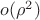 $o(\rho^2)$