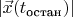 $|\vec x(t_\text{остан})|$