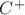 $C^{+}$