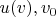 $u(v),v_0$