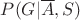 $P(G|\overline{A},S)$