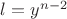 $l=y^{n-2}$