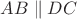 $AB\parallel DC$
