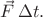 $\vec{F}\,\Delta t.$