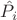 $\hat{P}_i$