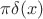 $\pi\delta(x)$