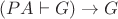 $(PA \vdash G) \to G$