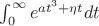 $\int_{0}^{\infty} e^{at^3+\eta t} dt$