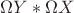 $\Omega Y * \Omega X$ $\Omega Y * \Omega X$