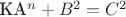 KA^n+B^2=C^2