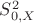 $S_{0,X}^2$