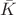 $\bar{K}$