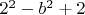 $2с^2-b^2+2$
