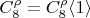 $C_8^{\rho} = C_8^{\rho} \langle 1 \rangle$