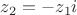 $z_2 = -z_1i$