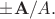 $\pm\mathbf{A}/A.$