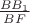 $\frac {BB_1} {BF}$