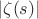 $|\zeta(s)|$