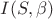 $I(S,\beta)$