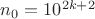 $n_0=10^{2k+2}$