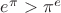 $e^{\pi} > {\pi}^e $