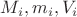 $M_i,m_i,V_i$